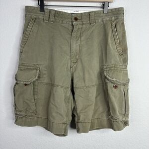 Polo Ralph Lauren Shorts Mens Size 35 Tan Cargo‎ Casual Relaxed Hiking Gorpcore